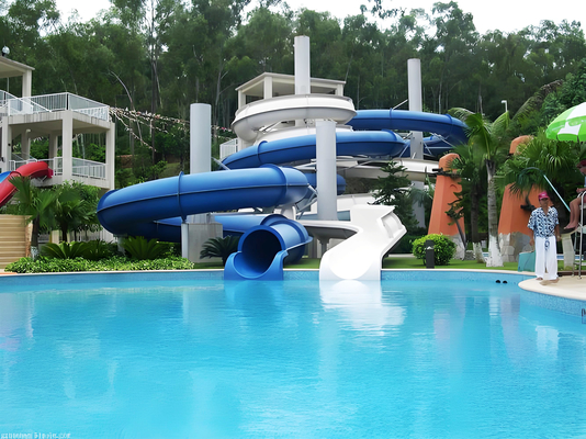 Un buen precio. Hot Sale Fiberglass Slide Water Park Swimming Pool Amusement Machine Equipment Water Slide Manufacturer en línea