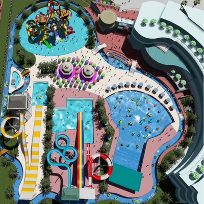 Un buen precio. Tobogán acuático de fibra de vidrio para parques acuáticos al aire libre para niños y adultos en línea