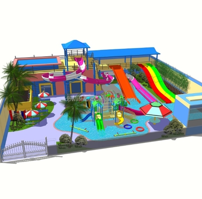 Un buen precio. Medium Size Aqua Park Entertainment Concept Customized Families' Water Park Design For All Ages en línea