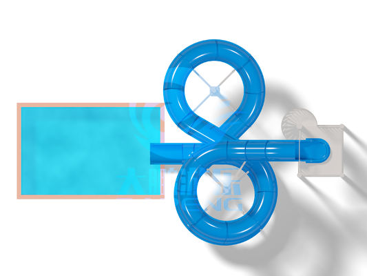 Un buen precio. 6m Height Commercial Water Slide with >150 Person Capacity and 30-60 Days Delivery en línea