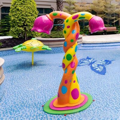 Un buen precio. Característica del cojín del chapoteo del agua de la fibra de vidrio para el hotel turístico temático del parque acuático de la piscina de los niños en línea