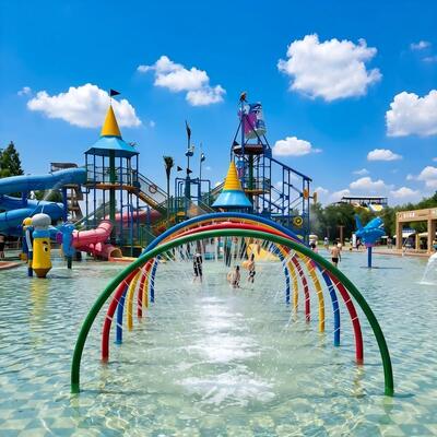 Acero galvanizado para parques acuáticos comerciales con piscina para niños