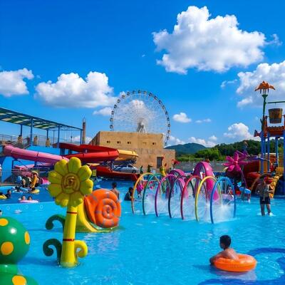 Un buen precio. Flor interactiva Casa de manzanas Equipo para niños Piscina Parque acuático con certificado CE en línea