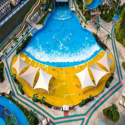 calidad Equipamiento comercial de piscina de olas para parques acuáticos, complejos turísticos y piscinas Fábrica