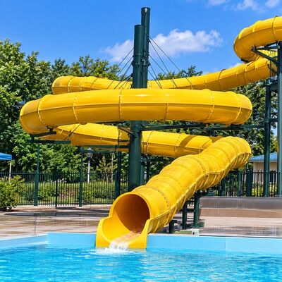 calidad Fibra de vidrio espiral resistente a la oxidación para parque acuático con diseño 3D Fábrica
