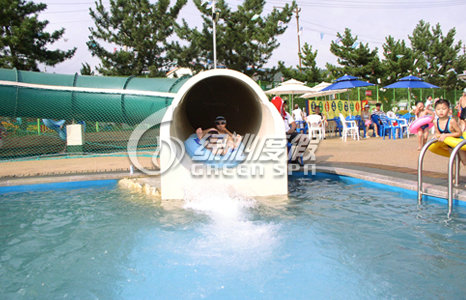 Tobogán acuático espiral gigante modificado para requisitos particulares para el equipo del parque del espray de los niños y de los adultos
