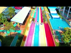 Parque acuático comercial tobogán de fibra de vidrio personalizado, equipo de parque acuático en venta, tobogán de fibra de vidrio enorme