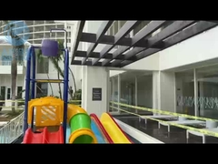 Equipo de juegos acuáticos al aire libre cubo para verter, paseos con salpicaduras de agua para la venta