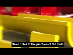 Proceso de producción de toboganes de agua, toboganes de fibra de vidrio de China, suministros de toboganes de agua