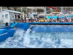 Los últimos adultos profundos de la piscina de la onda de la resaca practican surf la máquina del simulador modificada para requisitos particulares