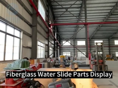 moho anti del alto FRP del 1.5m de la piscina del tobogán acuático tobogán acuático azul de la familia