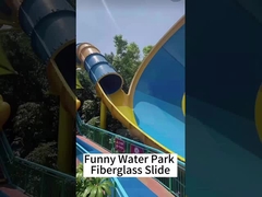 Slide de parque acuático, piscina Slide de agua de fibra de vidrio, juego de toboganes de fibra de vidrio del parque acuático