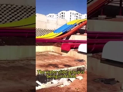 OEM Juegos acuáticos para niños, equipos de entretenimiento, diapositivas de fibra de vidrio