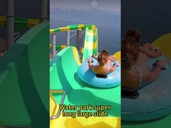 Diseño de piscinas comerciales al aire libre, juego de toboganes acuáticos de entretenimiento